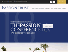 Tablet Screenshot of passiontrust.org